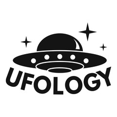 Ufology logo. Simple illustration of ufology vector logo for web design isolated on white background © anatolir