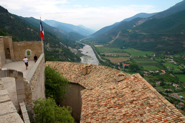 Fototapeta premium Medieval city of Entrevaux, Alpes-de-Haute-Provence, France