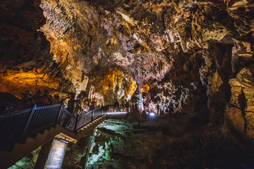 Nice small Damlatas cave in Alanya, Turkey, district of Antalya 