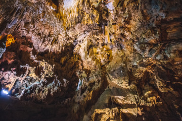 Nice small Damlatas cave in Alanya, Turkey, district of Antalya 
