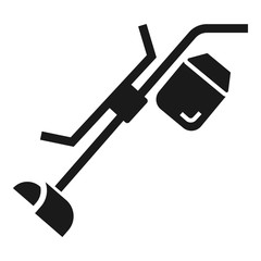 Grass cut trimmer icon. Simple illustration of grass cut trimmer vector icon for web design isolated on white background
