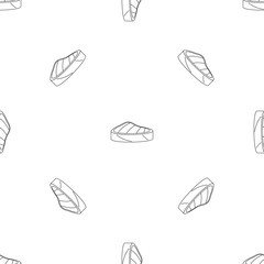 Piece tuna pattern seamless vector repeat geometric for any web design