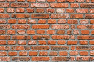 Fototapeta premium old red brick wall background texture