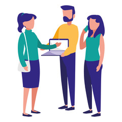 group of people in the workplace