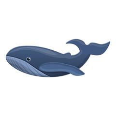 Whale icon. Cartoon of whale vector icon for web design isolated on white background