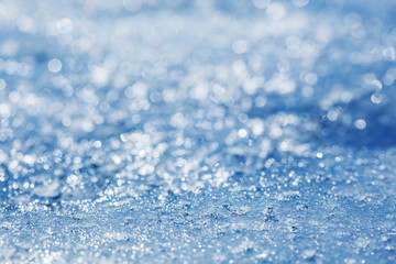 Blue ice background