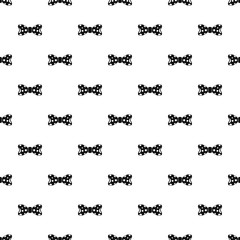 Round circle bow tie pattern seamless vector repeat geometric for any web design