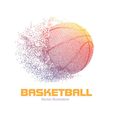  Basketball Ball  .Sports ball .Vector illustration