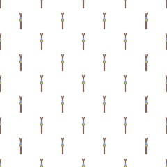 Fashion zip pattern seamless vector repeat for any web design