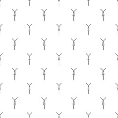 Jeans zip pattern seamless vector repeat for any web design