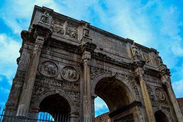 Fototapeta na wymiar Monument in Rome
