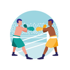 boxers fighting avatars characters