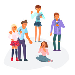 Teens are mocking for Sad teenage girl