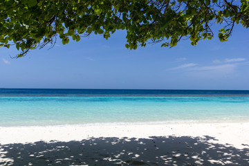 Fototapeta na wymiar Malediven Inselleben