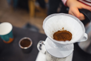 pour over coffee