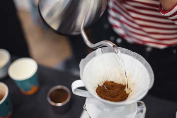 pour over coffee