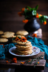 oatmeal shortbread..style rustic