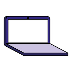 laptop computer isolated icon
