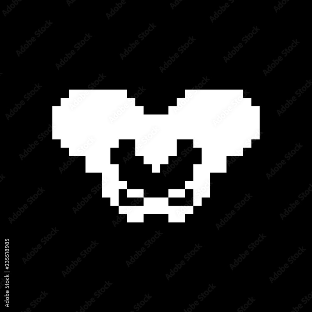 Fototapete Pelvic bone pixel art. Bones anatomy 8 bit. Pixelate Human Skeleton system 16bit. Old game computer graphics style