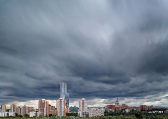 View of Moscow from high