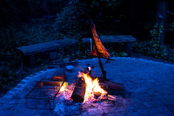 Asado a la llama