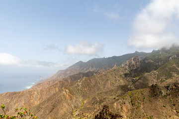 Blick auf Benijo aus dem Anaga-Gebirge Teneriffa