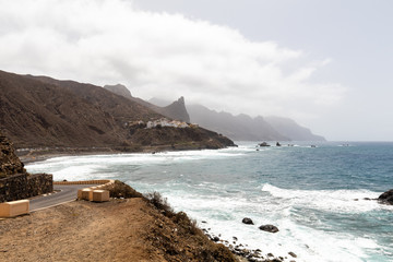Berg Landschaft im Anaga Gebirge - Blick von BenijoTeneriffa