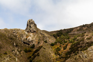 Berg Landschaft im Anaga Gebirge - Blick von BenijoTeneriffa