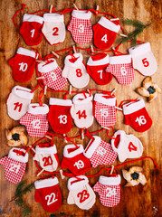 Advent calendar. Christmas concept