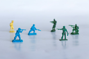 traditional toy soldiers, collection of traditional toy soldiers