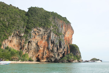 pink rocks in thailand