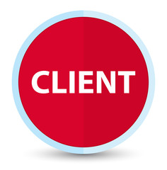 Client flat prime red round button