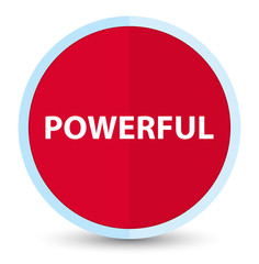 Powerful flat prime red round button