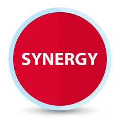 Synergy flat prime red round button