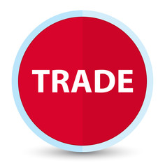 Trade flat prime red round button