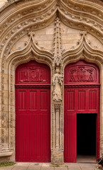 Eglise de Josselin, Morbihan, France