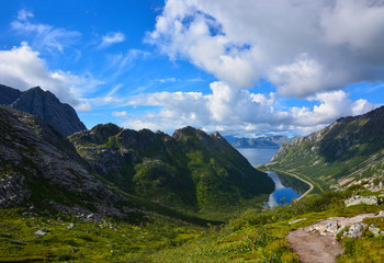 Glomtinden auf den Lofoten, Norwegen / Skandinavien