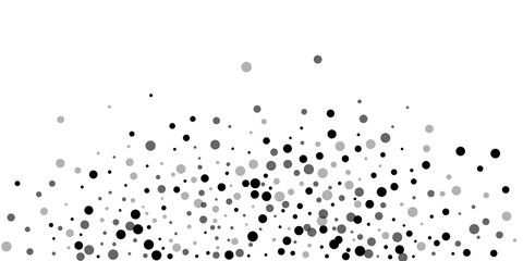 Scattered random black dots. Dark points dispersio
