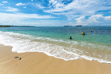 Turquoise water at Kota Kinabalu Beach Sabah Borneo Malaysia