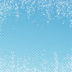 Amazing falling stars Christmas background. Subtle