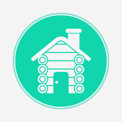 Cabin vector icon sign symbol