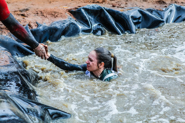 04.05.2017 Hero race .Russia.Moscow region. Alabino City.Russian army obstacle course race