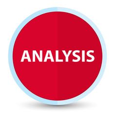 Analysis flat prime red round button