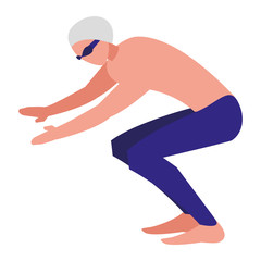 swimmer man icon