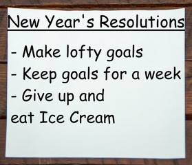 Real New Year's Resolutions
