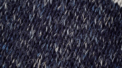 The texture of a warm wool sweater.Close-up