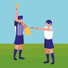 Soccer referee design