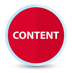 Content flat prime red round button