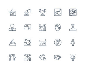 Idea, Partnership, Gold Ingots, Strategical planning, Cooperatio