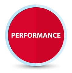 Performance flat prime red round button